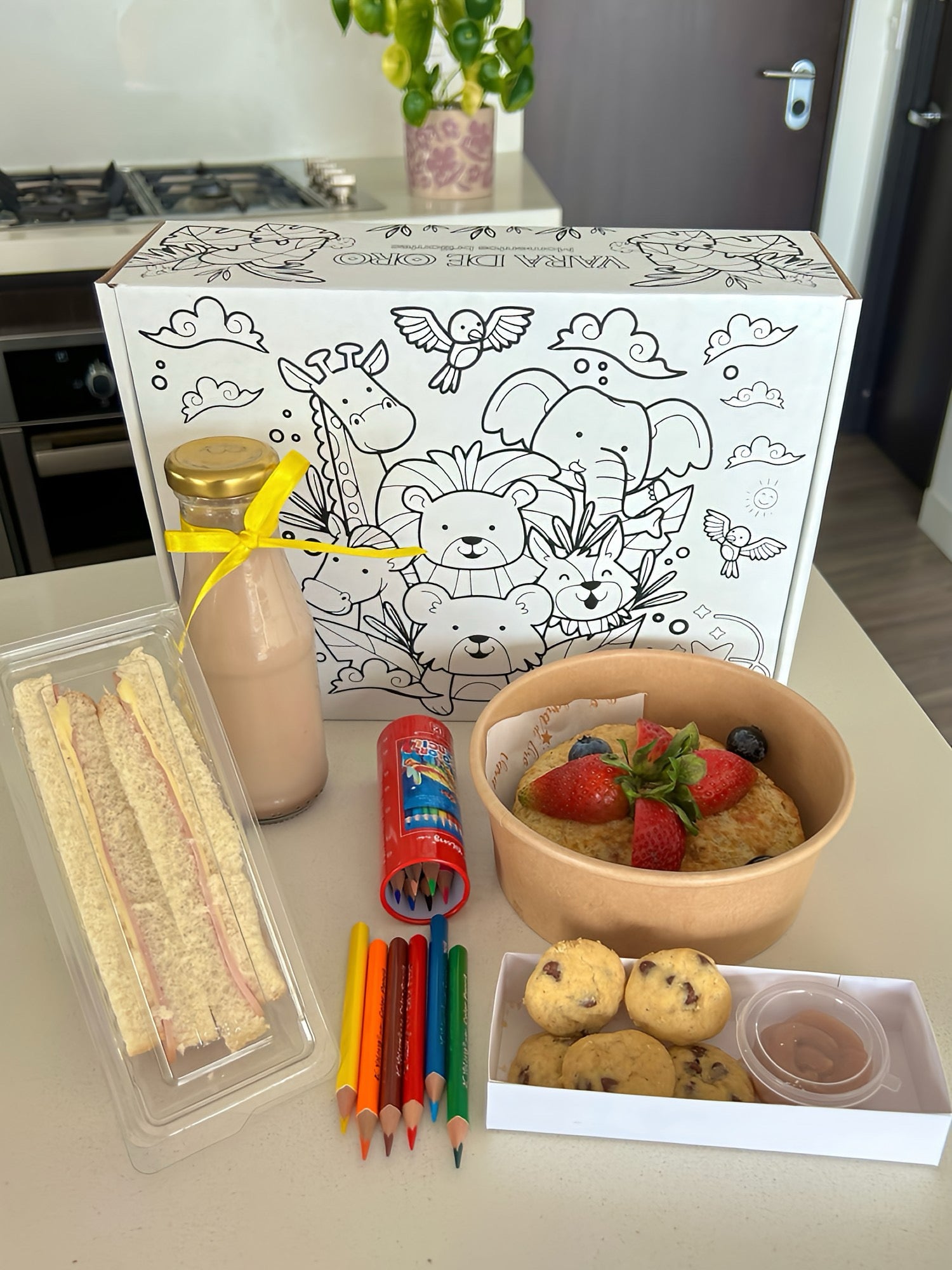 DESAYUNO PARA COLOREAR